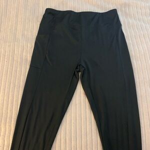 Black Stretchy Athletic Leggings